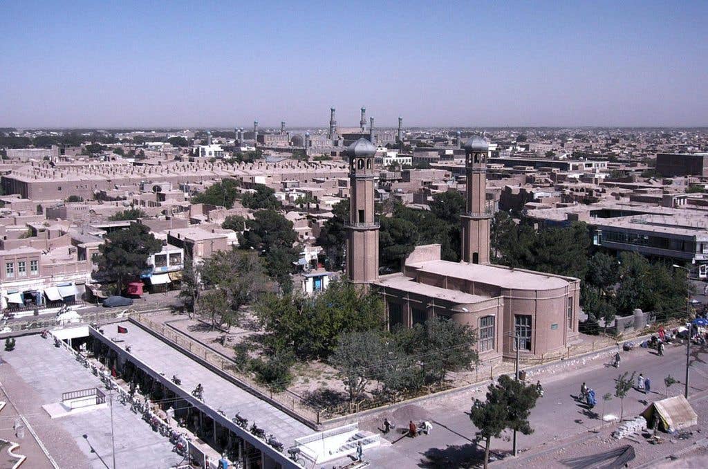 The Afghan city of Herat in 2001.