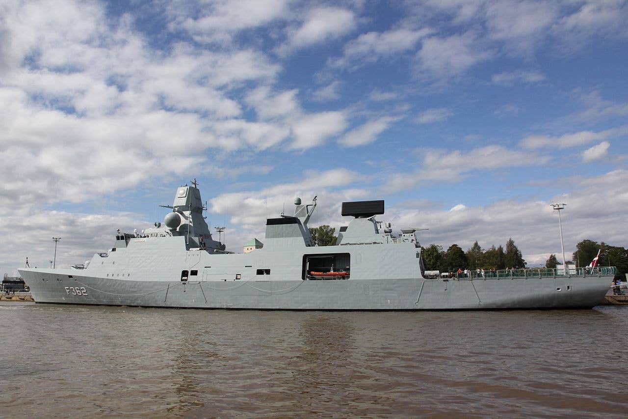 The Ivar Huitfeldt-class guided missile frigate Peter Willemoes. (Wikimedia Commons)