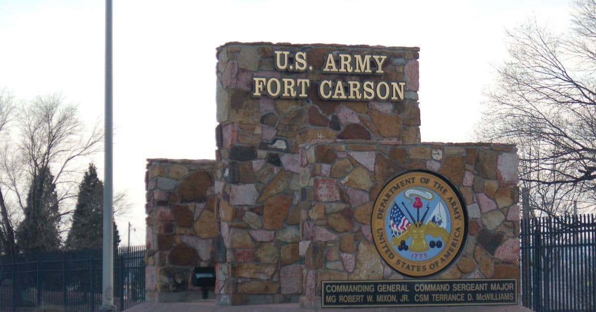 Photo courtesy of Fort Carson Police.
