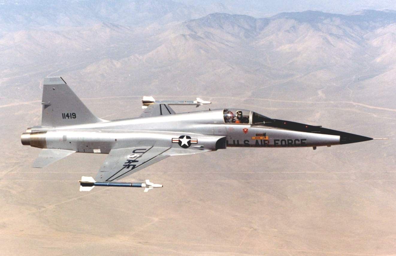 Northrop F-5E, the basis for the X-29. (USAF photo)
