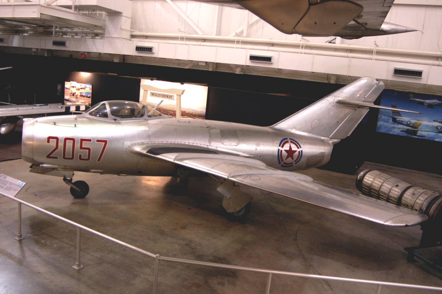 MiG-15 at the National Museum of the United States Air Force. (U.S. Air Force photo)