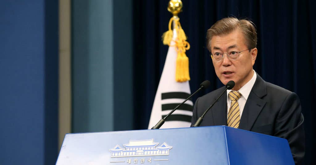 South Korean President Moon Jae-in. (Photo from official South Korea Flickr.)