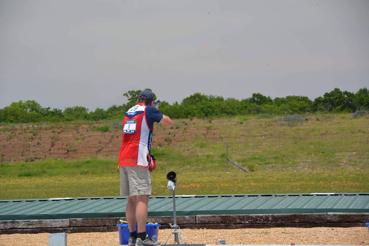 Sgt. 1st Class Josh Richmond competes in the Double Trap event in preparation for the 2016 Olympics. Richmond went on to place seventh in Rio. (Photo: US Army Marksmanship Unit Brenda Rolin)