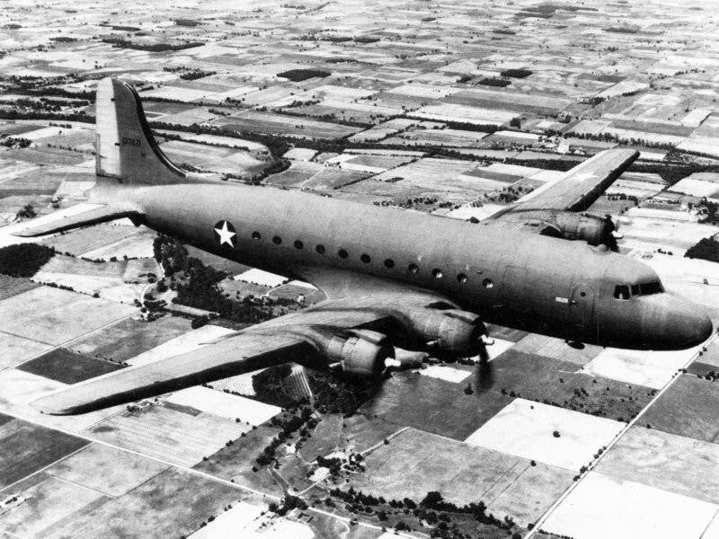 Douglas C-54 Skymaster. (U.S. Air Force photo)
