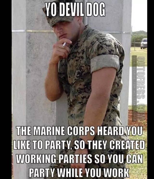 Too cool for school Marine.