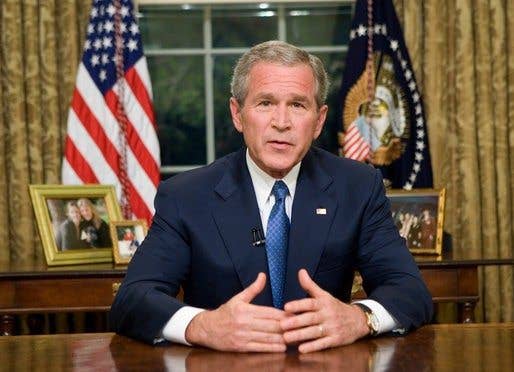 George W. Bush's presidency was influenced by the CIA's 2000 report Photo: Wiki Commons