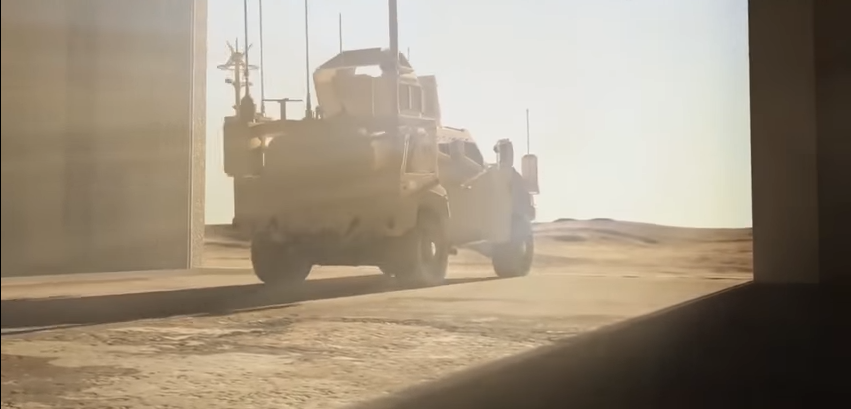 Computer image of a JLTV rolling out. (Youtube Screenshot)