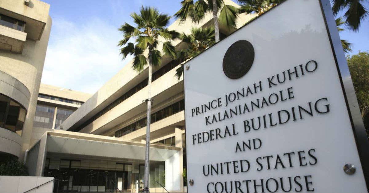 US District Court in Honolulu Image from Hawaii News Now.