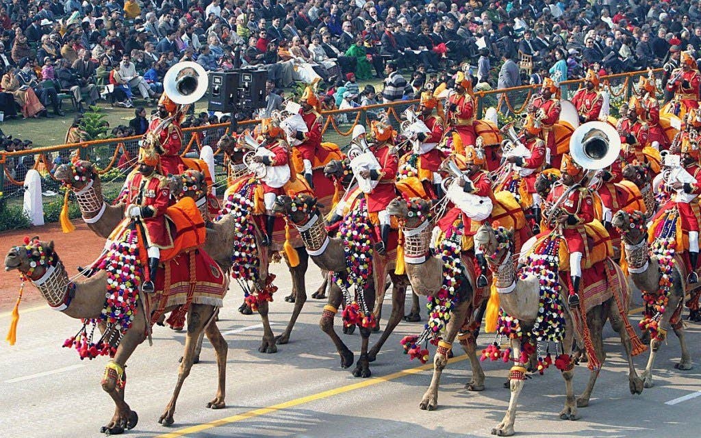 Indian military parade