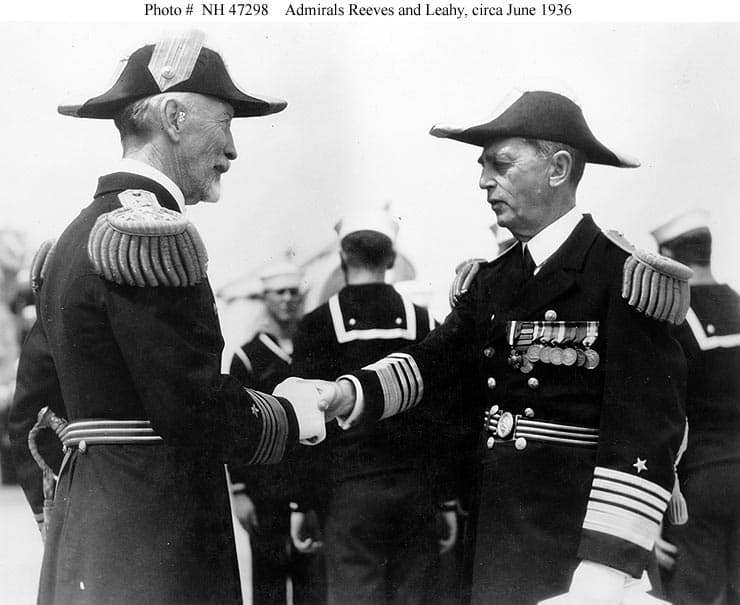 How many WWII-era Admirals were issued that hat? U.S. Navy photo