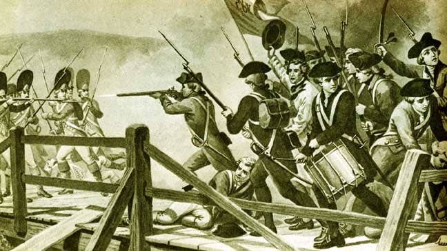 The first US troops to fight for America did it on this day in 1775