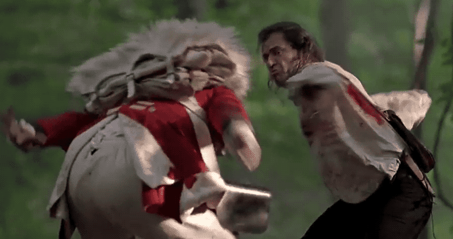 ...and you don't want to see what the Patriot does to the next Redcoat. (GIF: YouTube/Capta1n Krunch)