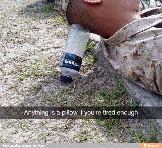 If you wanted factory pillows, you should've joined the Air Force.