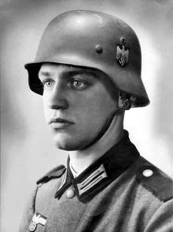 Werner Goldberg: Half-Jewish soldier turned Nazi poster boy. Photo: