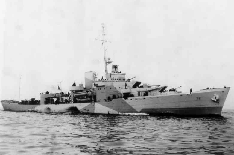 The USCGC Campbell while in Navy service in World War II. (Photo: U.S. Coast Guard)