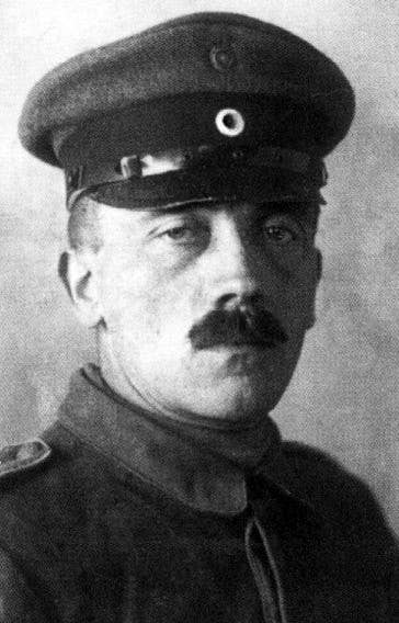 Hitler's German Service Photo (Wikimedia Commons)