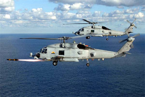 MH-60R fires a Hellfire missile. (Photo: U.S. Navy)