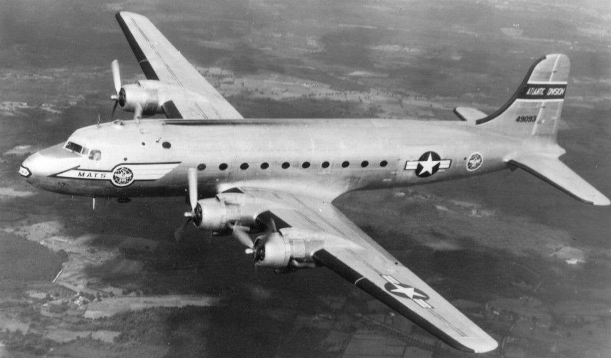 C-54 Skymaster. Photo from Wikimedia Commons