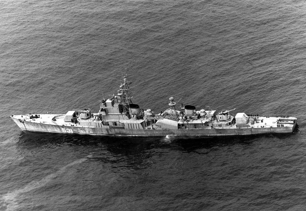 Najin-class light frigate. (US Navy photo)