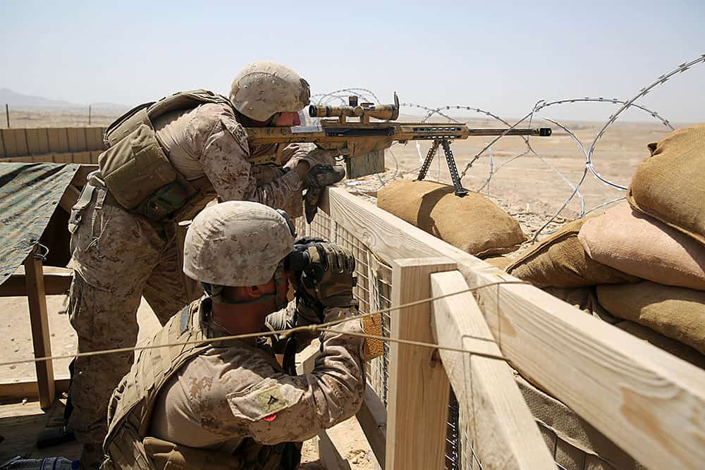 Marine Scout Snipers play a key role in forward reconnaissance and observation for infantry battalions. Marine leaders say they can't get enough of them the way the training is set up today. (U.S. Marine Corps photo)