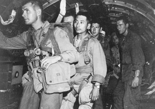 Office of Strategic Services agents conduct airborne training with Chinese forces during World War II. (Photo: CIA.gov/Robert Viau)