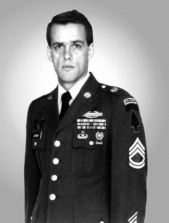 Gary Gordon during his service with Delta Force (Photo US Army)
