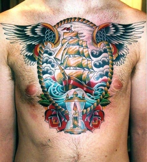 set sail navy tattoo