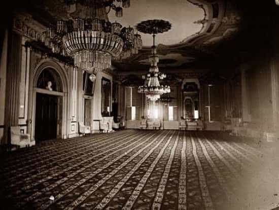 Cue old spooky photo of the East Room.