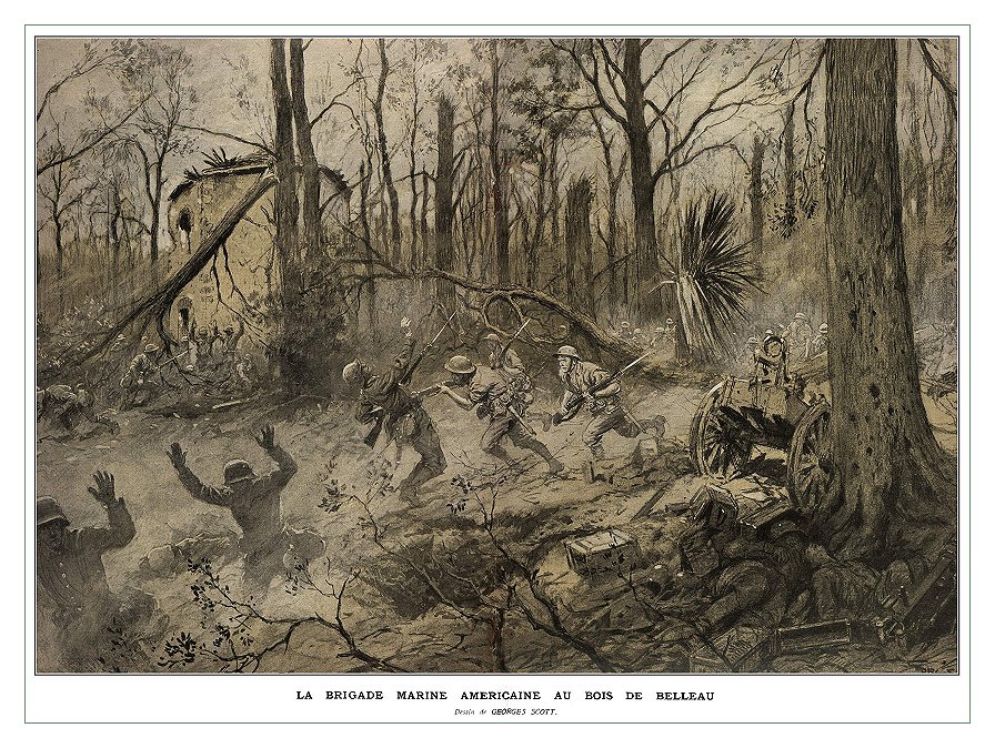 American Marines in Belleau Wood