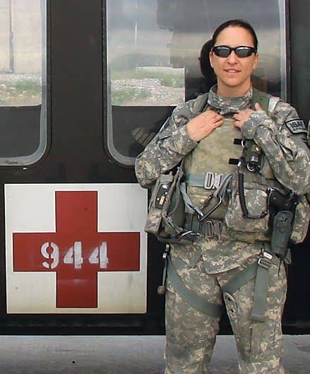 Flight Medic Julia Bringloe. (Photo via U.S. Army)