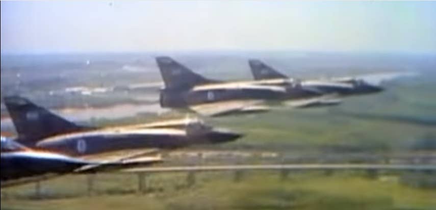 Argentinean Air Force Mirage III fighters (Youtube Screenshot)