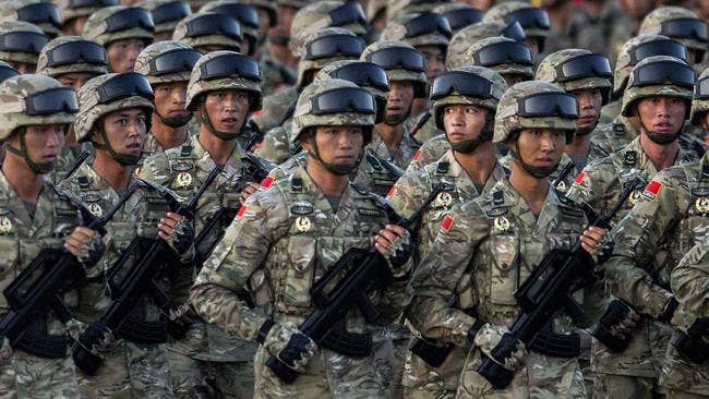 The Chinese army