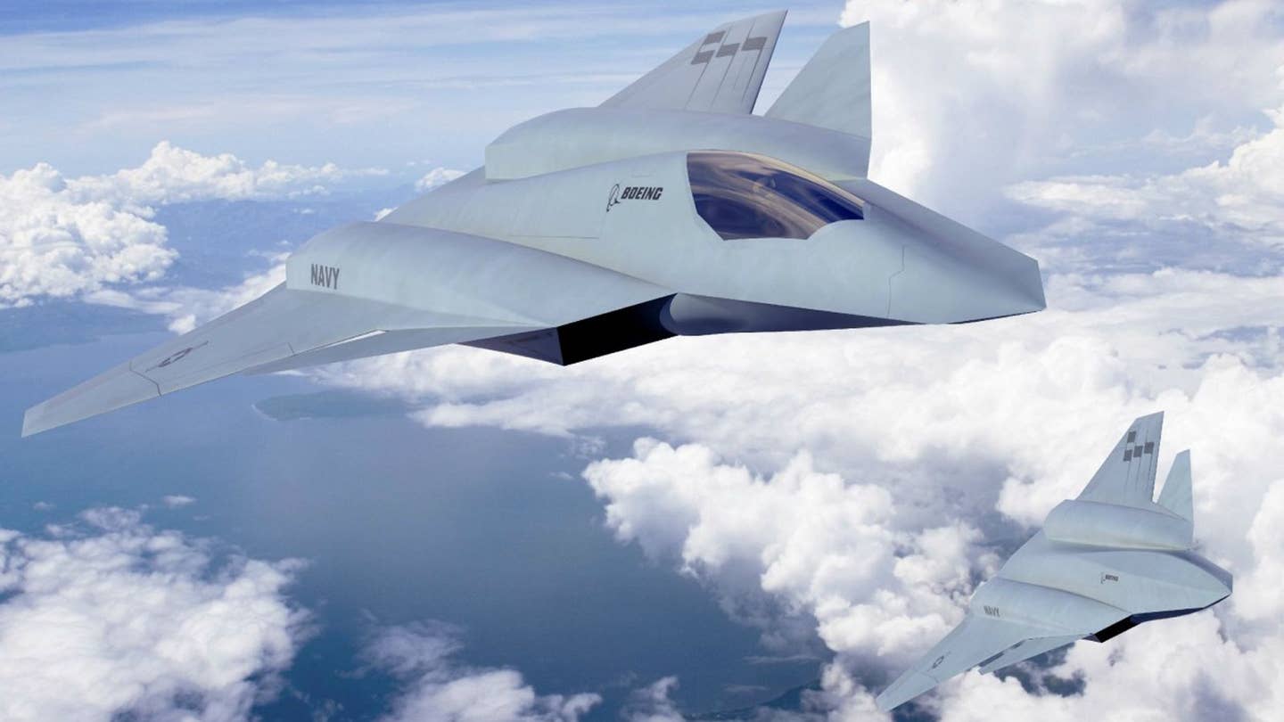 A 6th generation fighter concept developed by Boeing for the US Navy (Photo Boeing)