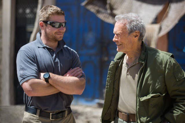 Lacz with Director Clint Eastwood