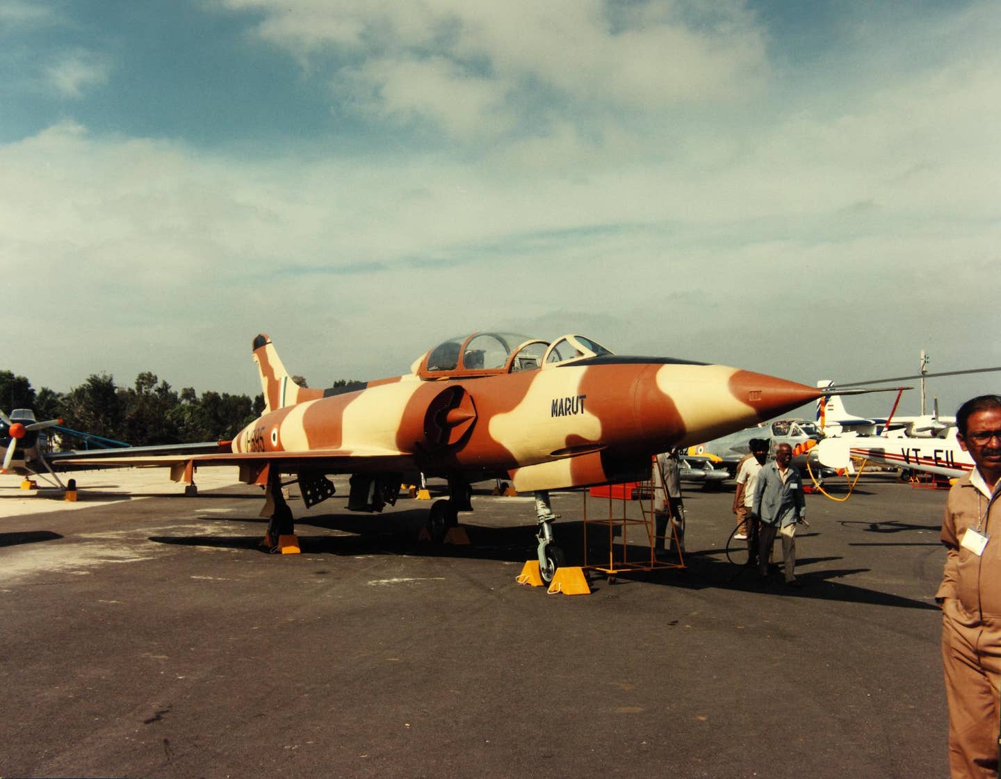 HAL Marut, a home-grown combat aircraft that served in the Indian Air Force. (Image from Wikimedia Commons)