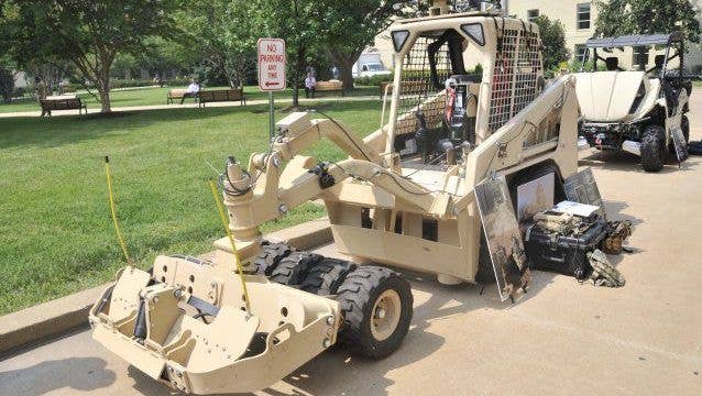 Minotaur prototype on display in the Pentagon center courtyard. Photo: US Army