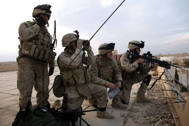 USMC Forward Air Control team in Iraq. (Photo: U.S. Marine Corps)