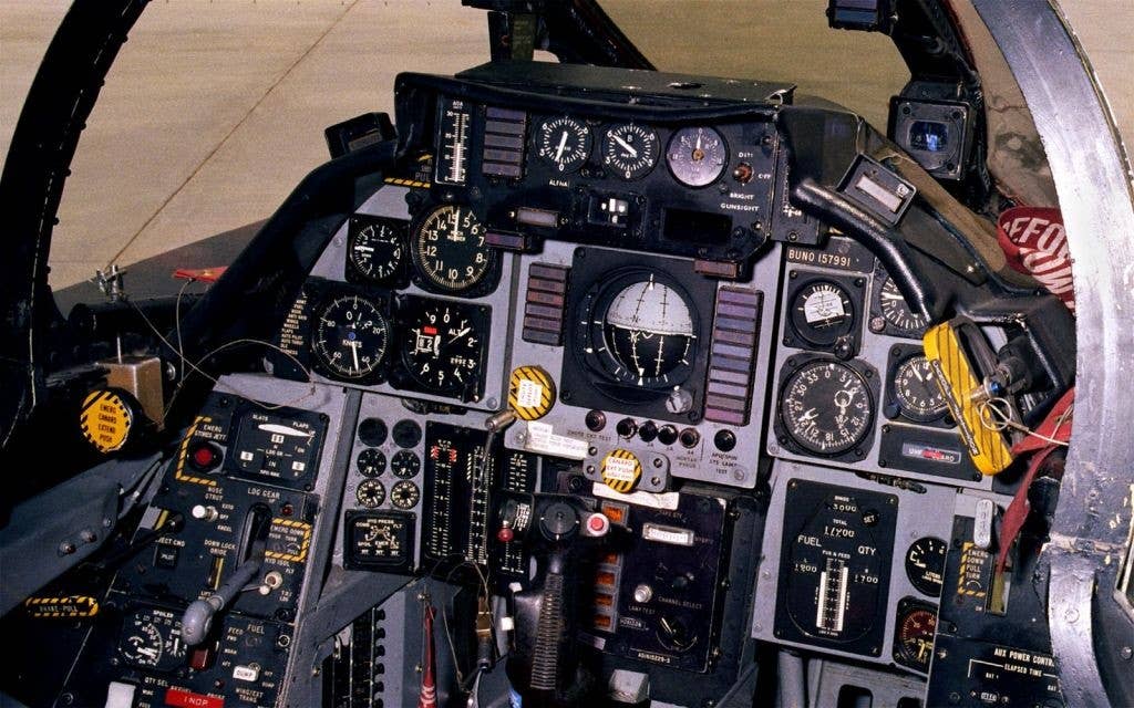 F-14 A Tomcat cockpit. (Photo: U.S. Navy)