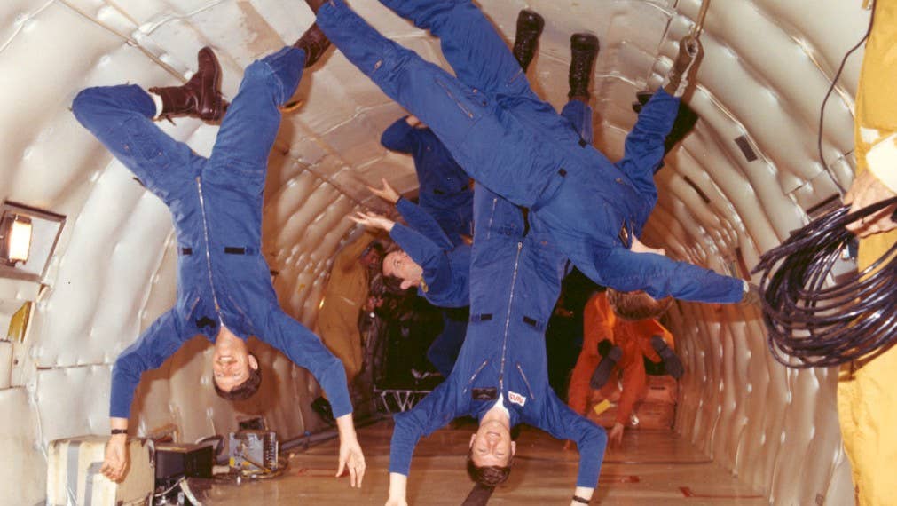 This is what it&#8217;s like to feel zero G aboard NASA&#8217;s &#8216;Vomit Comet&#8217;