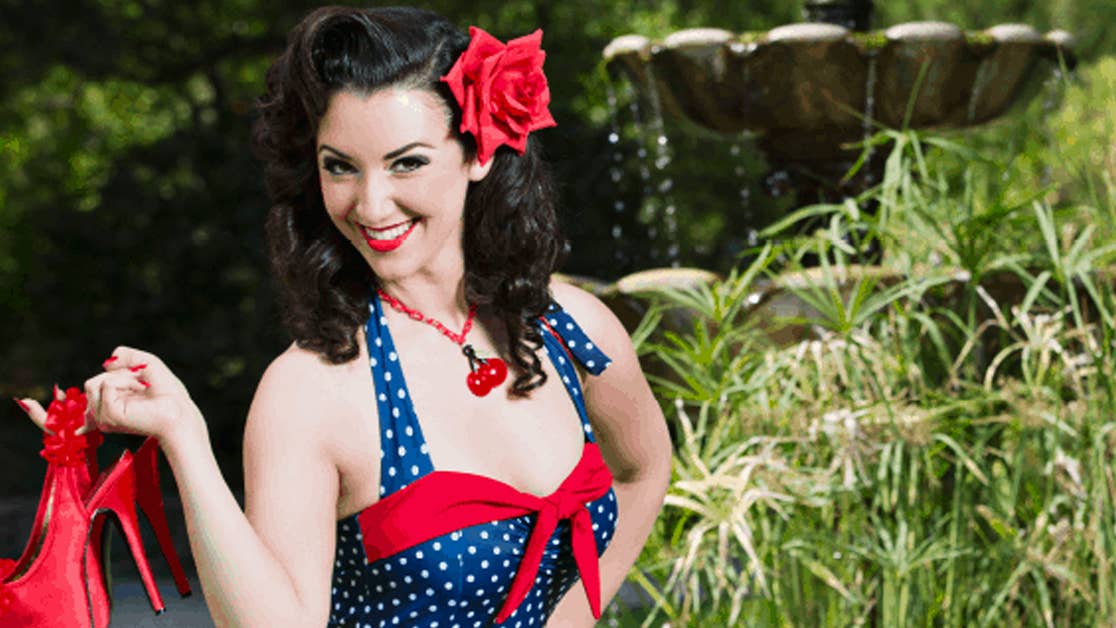 These &#8216;Pin-Up&#8217; girls entertain veterans with burlesque shows and sexy calendars