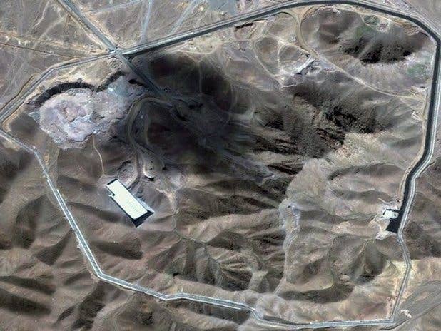 Photo: Google Satellite of Iran's Fordrow Facility
