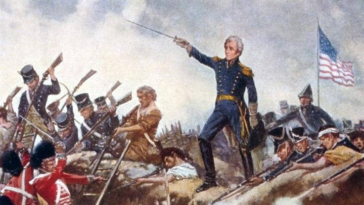 Andrew Jackson wins the Battle of New Orleans two weeks after the War of 1812 ended.