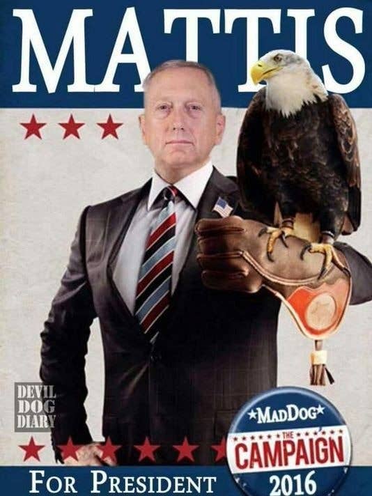 Sorry, Gen. Mattis won&#8217;t be running for President