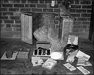 All of the saboteurs crates were recovered. Photo: FBI