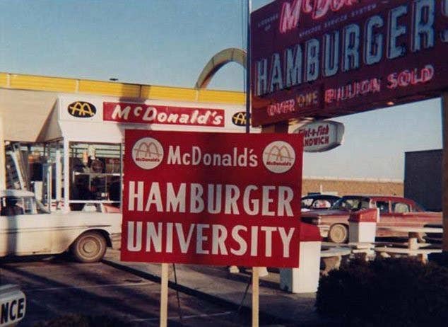 The original McDonald's sign