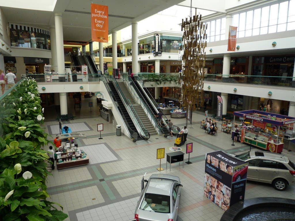 Southdale Mall, designed to entice shoppers and shelter survivors in the 1950s, still exists as Southdale Center. Photo: Wikipedia/Bobak Ha'Eri