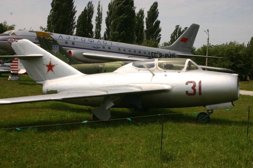 MiG-15s packed a harder punch and could accelerate faster than the Sabres they fought. Photo: Wikipedia/aeroprints.com
