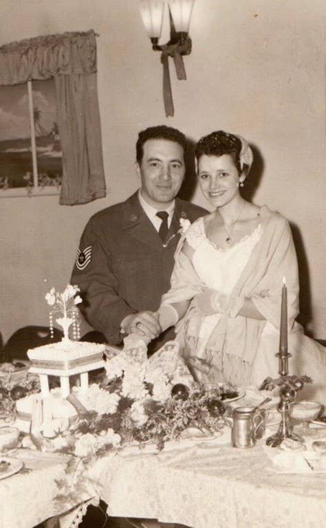  Joseph Parrinello and his wife
