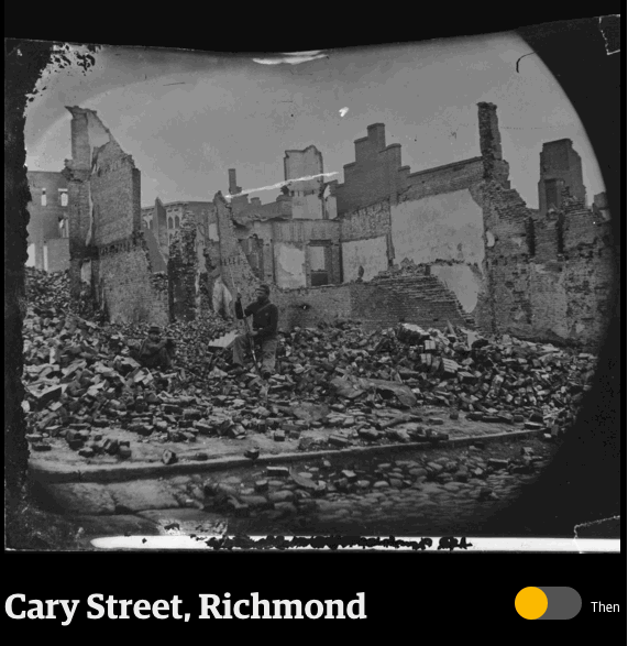 The interactive archive lets you see the exact same scenes, 150 years apart.