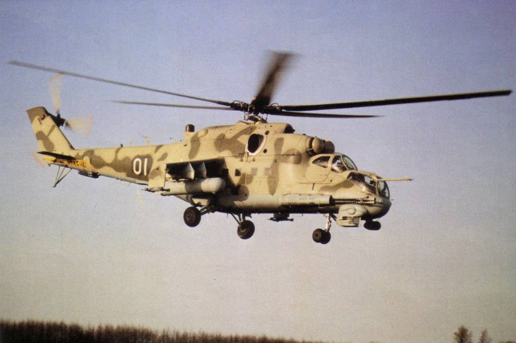 Russian Mi-24 Hind.